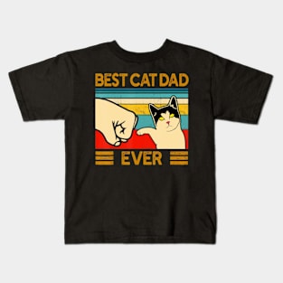 Best Cat Dad Ever Cat Daddy Father Day I7 Kids T-Shirt